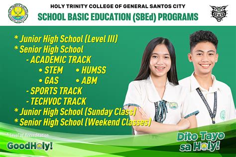 holy trinity college of general santos city tuition fees|Academics .